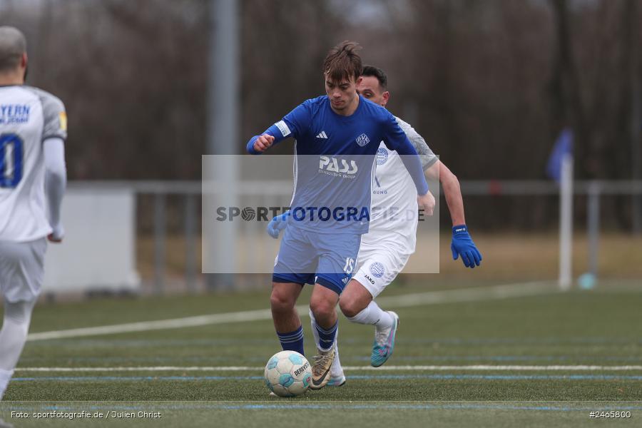 sport, action, Sportanlage am Schönbusch, SVA, SV Viktoria Aschaffenburg, Regionalliga Bayern, Hessenliga, HFV, Fussball, FCB, FC Bayern Alzenau, BFV, Aschaffenburg, 15.02.2025 - Bild-ID: 2465800