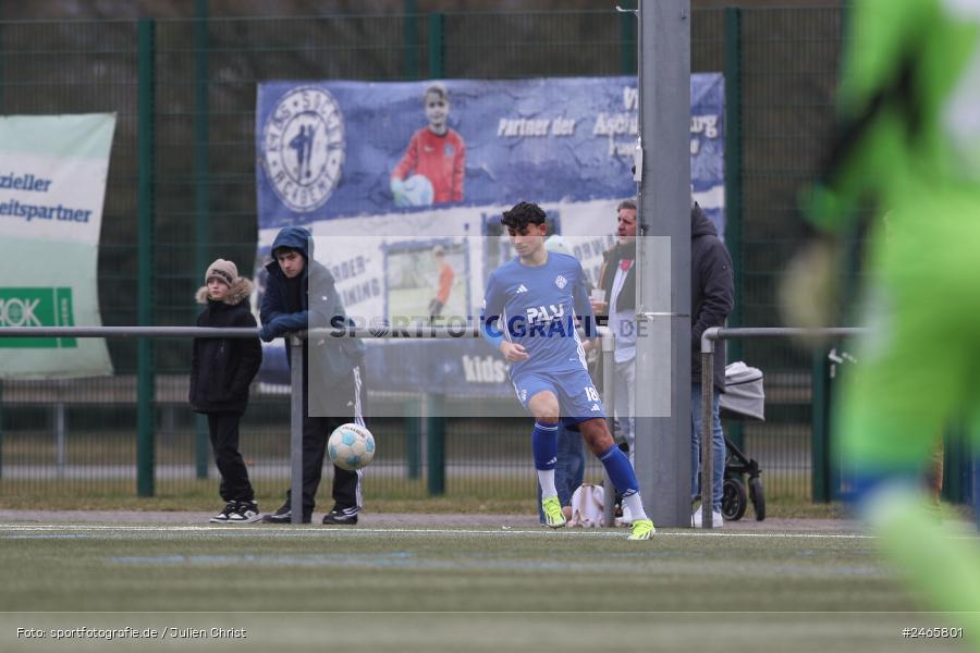 sport, action, Sportanlage am Schönbusch, SVA, SV Viktoria Aschaffenburg, Regionalliga Bayern, Hessenliga, HFV, Fussball, FCB, FC Bayern Alzenau, BFV, Aschaffenburg, 15.02.2025 - Bild-ID: 2465801