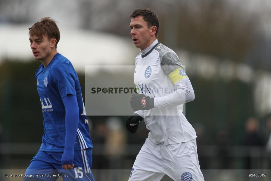 sport, action, Sportanlage am Schönbusch, SVA, SV Viktoria Aschaffenburg, Regionalliga Bayern, Hessenliga, HFV, Fussball, FCB, FC Bayern Alzenau, BFV, Aschaffenburg, 15.02.2025 - Bild-ID: 2465806