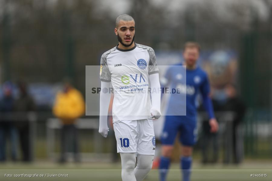 sport, action, Sportanlage am Schönbusch, SVA, SV Viktoria Aschaffenburg, Regionalliga Bayern, Hessenliga, HFV, Fussball, FCB, FC Bayern Alzenau, BFV, Aschaffenburg, 15.02.2025 - Bild-ID: 2465815