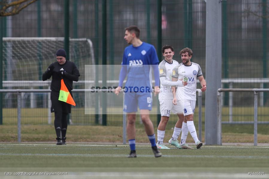 sport, action, Sportanlage am Schönbusch, SVA, SV Viktoria Aschaffenburg, Regionalliga Bayern, Hessenliga, HFV, Fussball, FCB, FC Bayern Alzenau, BFV, Aschaffenburg, 15.02.2025 - Bild-ID: 2465821