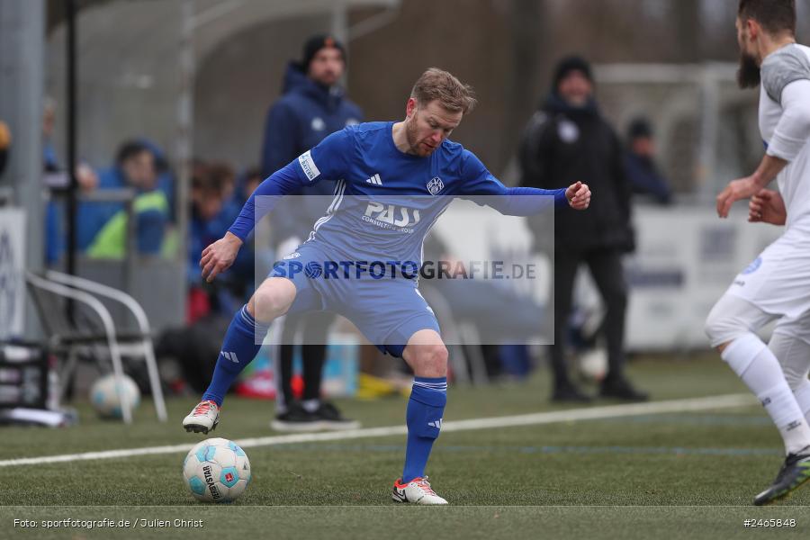 sport, action, Sportanlage am Schönbusch, SVA, SV Viktoria Aschaffenburg, Regionalliga Bayern, Hessenliga, HFV, Fussball, FCB, FC Bayern Alzenau, BFV, Aschaffenburg, 15.02.2025 - Bild-ID: 2465848