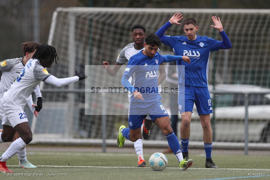sport, action, Sportanlage am Schönbusch, SVA, SV Viktoria Aschaffenburg, Regionalliga Bayern, Hessenliga, HFV, Fussball, FCB, FC Bayern Alzenau, BFV, Aschaffenburg, 15.02.2025 - Bild-ID: 2465850