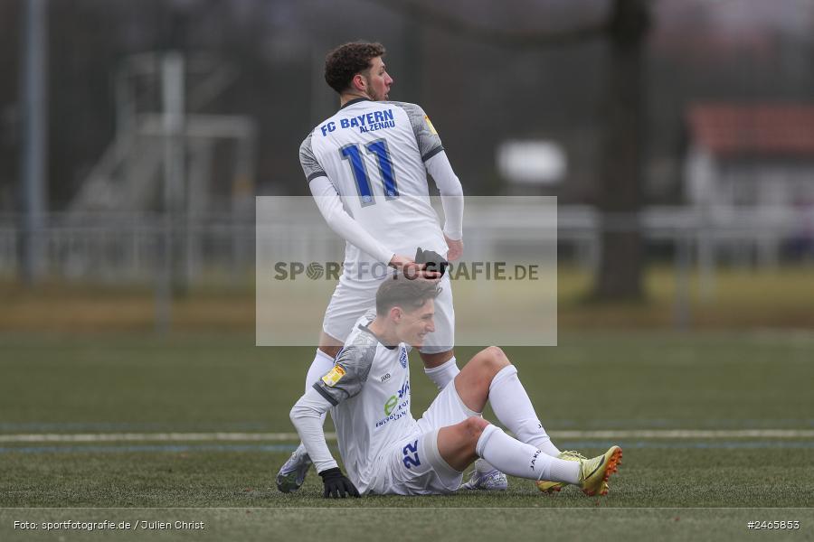 sport, action, Sportanlage am Schönbusch, SVA, SV Viktoria Aschaffenburg, Regionalliga Bayern, Hessenliga, HFV, Fussball, FCB, FC Bayern Alzenau, BFV, Aschaffenburg, 15.02.2025 - Bild-ID: 2465853