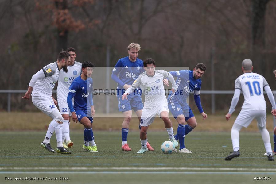 sport, action, Sportanlage am Schönbusch, SVA, SV Viktoria Aschaffenburg, Regionalliga Bayern, Hessenliga, HFV, Fussball, FCB, FC Bayern Alzenau, BFV, Aschaffenburg, 15.02.2025 - Bild-ID: 2465877 sport, action, Sportanlage am Schönbusch, SVA, SV Viktoria Aschaffenburg, Regionalliga Bayern, Hessenliga, HFV, Fussball, FCB, FC Bayern Alzenau, BFV, Aschaffenburg, 15.02.2025 - Bild-ID: 2465877