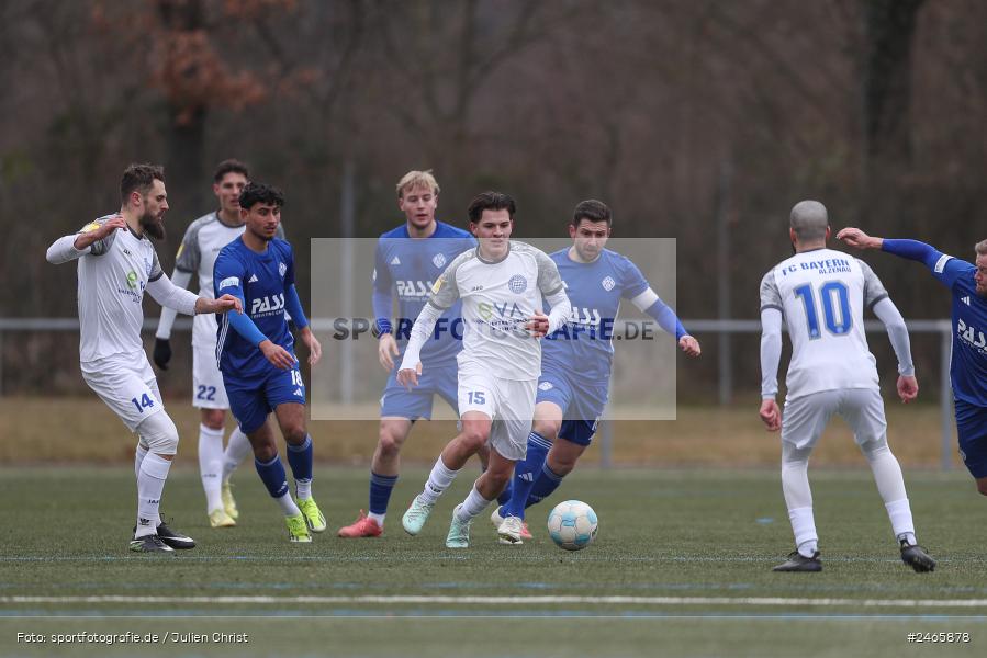 sport, action, Sportanlage am Schönbusch, SVA, SV Viktoria Aschaffenburg, Regionalliga Bayern, Hessenliga, HFV, Fussball, FCB, FC Bayern Alzenau, BFV, Aschaffenburg, 15.02.2025 - Bild-ID: 2465878 sport, action, Sportanlage am Schönbusch, SVA, SV Viktoria Aschaffenburg, Regionalliga Bayern, Hessenliga, HFV, Fussball, FCB, FC Bayern Alzenau, BFV, Aschaffenburg, 15.02.2025 - Bild-ID: 2465878