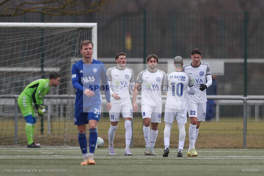 sport, action, Sportanlage am Schönbusch, SVA, SV Viktoria Aschaffenburg, Regionalliga Bayern, Hessenliga, HFV, Fussball, FCB, FC Bayern Alzenau, BFV, Aschaffenburg, 15.02.2025 - Bild-ID: 2465884
