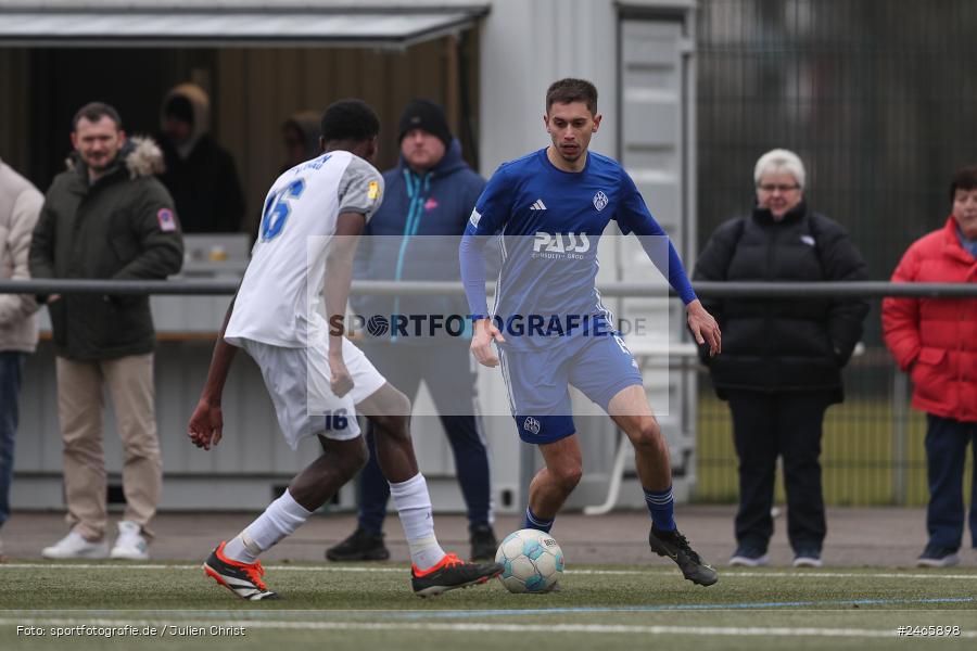sport, action, Sportanlage am Schönbusch, SVA, SV Viktoria Aschaffenburg, Regionalliga Bayern, Hessenliga, HFV, Fussball, FCB, FC Bayern Alzenau, BFV, Aschaffenburg, 15.02.2025 - Bild-ID: 2465898 sport, action, Sportanlage am Schönbusch, SVA, SV Viktoria Aschaffenburg, Regionalliga Bayern, Hessenliga, HFV, Fussball, FCB, FC Bayern Alzenau, BFV, Aschaffenburg, 15.02.2025 - Bild-ID: 2465898