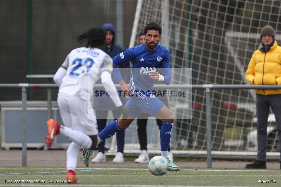 sport, action, Sportanlage am Schönbusch, SVA, SV Viktoria Aschaffenburg, Regionalliga Bayern, Hessenliga, HFV, Fussball, FCB, FC Bayern Alzenau, BFV, Aschaffenburg, 15.02.2025 - Bild-ID: 2465902