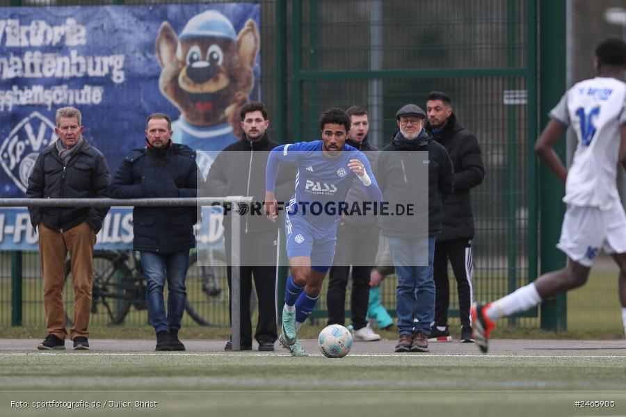sport, action, Sportanlage am Schönbusch, SVA, SV Viktoria Aschaffenburg, Regionalliga Bayern, Hessenliga, HFV, Fussball, FCB, FC Bayern Alzenau, BFV, Aschaffenburg, 15.02.2025 - Bild-ID: 2465905