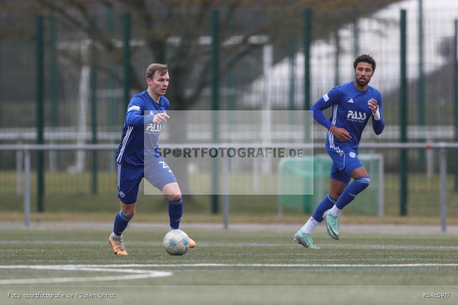 sport, action, Sportanlage am Schönbusch, SVA, SV Viktoria Aschaffenburg, Regionalliga Bayern, Hessenliga, HFV, Fussball, FCB, FC Bayern Alzenau, BFV, Aschaffenburg, 15.02.2025 - Bild-ID: 2465917