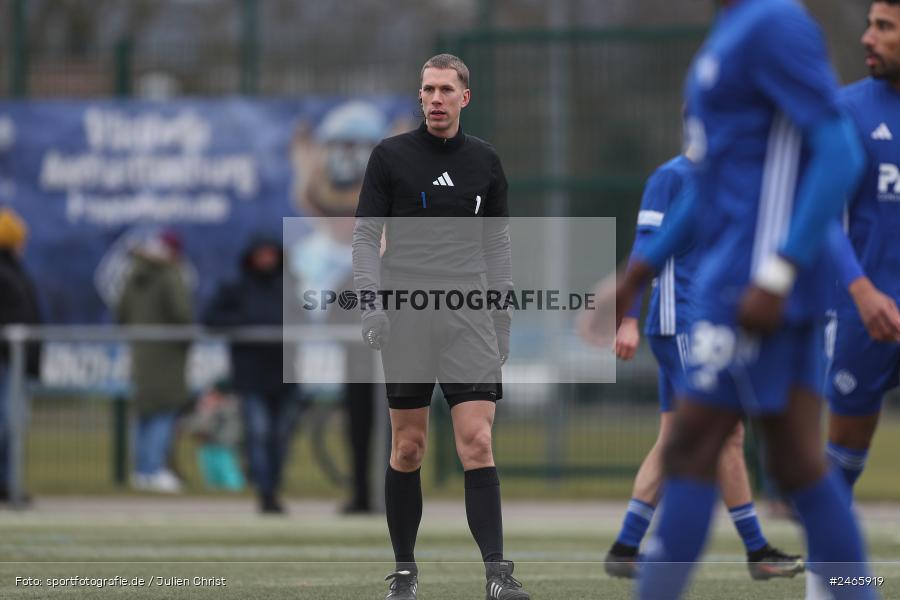 sport, action, Sportanlage am Schönbusch, SVA, SV Viktoria Aschaffenburg, Regionalliga Bayern, Hessenliga, HFV, Fussball, FCB, FC Bayern Alzenau, BFV, Aschaffenburg, 15.02.2025 - Bild-ID: 2465919