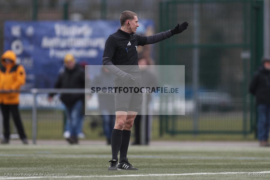 sport, action, Sportanlage am Schönbusch, SVA, SV Viktoria Aschaffenburg, Regionalliga Bayern, Hessenliga, HFV, Fussball, FCB, FC Bayern Alzenau, BFV, Aschaffenburg, 15.02.2025 - Bild-ID: 2465920