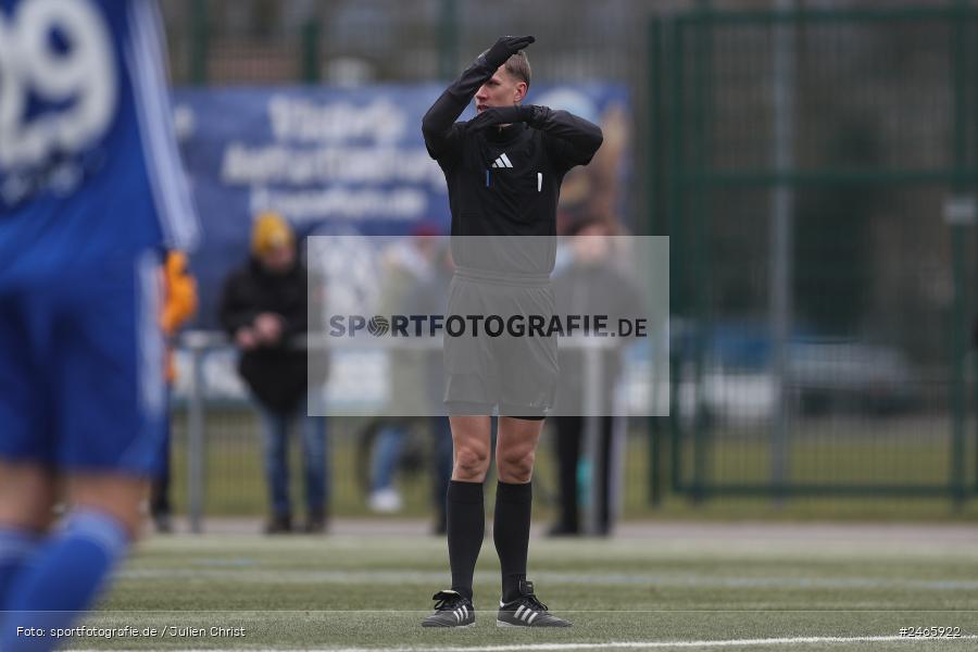 sport, action, Sportanlage am Schönbusch, SVA, SV Viktoria Aschaffenburg, Regionalliga Bayern, Hessenliga, HFV, Fussball, FCB, FC Bayern Alzenau, BFV, Aschaffenburg, 15.02.2025 - Bild-ID: 2465922