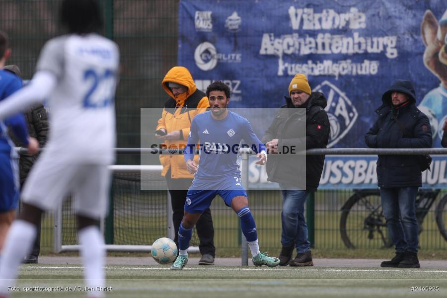 sport, action, Sportanlage am Schönbusch, SVA, SV Viktoria Aschaffenburg, Regionalliga Bayern, Hessenliga, HFV, Fussball, FCB, FC Bayern Alzenau, BFV, Aschaffenburg, 15.02.2025 - Bild-ID: 2465925