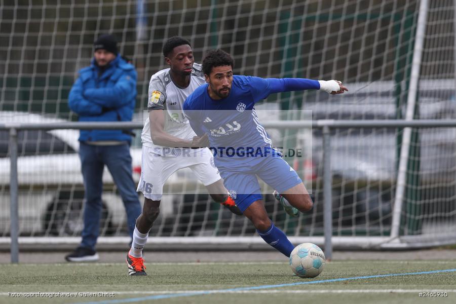 sport, action, Sportanlage am Schönbusch, SVA, SV Viktoria Aschaffenburg, Regionalliga Bayern, Hessenliga, HFV, Fussball, FCB, FC Bayern Alzenau, BFV, Aschaffenburg, 15.02.2025 - Bild-ID: 2465930