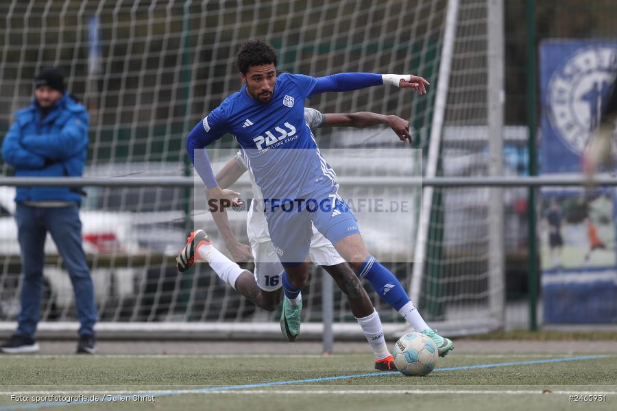 sport, action, Sportanlage am Schönbusch, SVA, SV Viktoria Aschaffenburg, Regionalliga Bayern, Hessenliga, HFV, Fussball, FCB, FC Bayern Alzenau, BFV, Aschaffenburg, 15.02.2025 - Bild-ID: 2465931