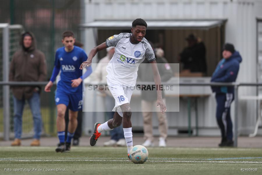 sport, action, Sportanlage am Schönbusch, SVA, SV Viktoria Aschaffenburg, Regionalliga Bayern, Hessenliga, HFV, Fussball, FCB, FC Bayern Alzenau, BFV, Aschaffenburg, 15.02.2025 - Bild-ID: 2465938