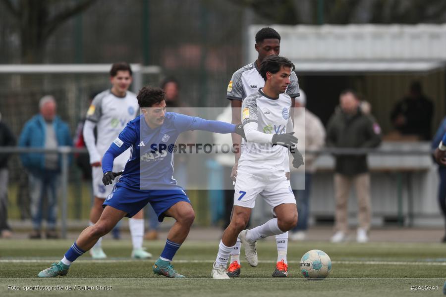 sport, action, Sportanlage am Schönbusch, SVA, SV Viktoria Aschaffenburg, Regionalliga Bayern, Hessenliga, HFV, Fussball, FCB, FC Bayern Alzenau, BFV, Aschaffenburg, 15.02.2025 - Bild-ID: 2465941