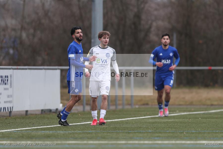 sport, action, Sportanlage am Schönbusch, SVA, SV Viktoria Aschaffenburg, Regionalliga Bayern, Hessenliga, HFV, Fussball, FCB, FC Bayern Alzenau, BFV, Aschaffenburg, 15.02.2025 - Bild-ID: 2465945