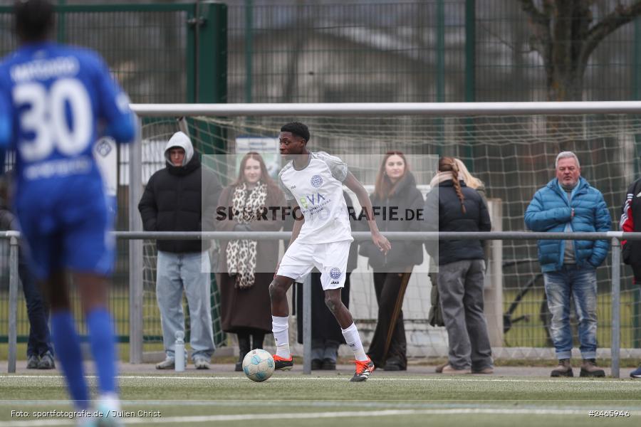 sport, action, Sportanlage am Schönbusch, SVA, SV Viktoria Aschaffenburg, Regionalliga Bayern, Hessenliga, HFV, Fussball, FCB, FC Bayern Alzenau, BFV, Aschaffenburg, 15.02.2025 - Bild-ID: 2465946