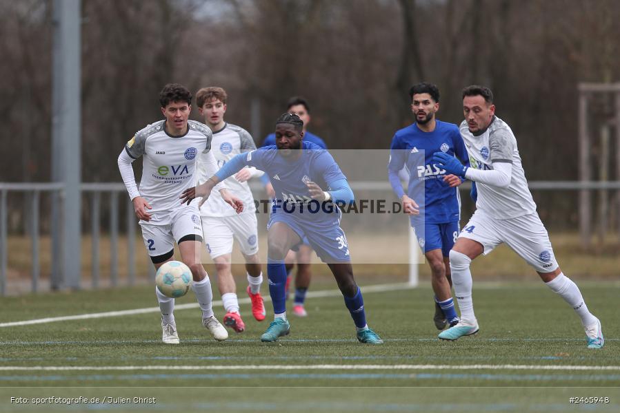 sport, action, Sportanlage am Schönbusch, SVA, SV Viktoria Aschaffenburg, Regionalliga Bayern, Hessenliga, HFV, Fussball, FCB, FC Bayern Alzenau, BFV, Aschaffenburg, 15.02.2025 - Bild-ID: 2465948