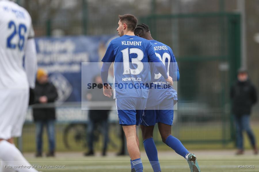 sport, action, Sportanlage am Schönbusch, SVA, SV Viktoria Aschaffenburg, Regionalliga Bayern, Hessenliga, HFV, Fussball, FCB, FC Bayern Alzenau, BFV, Aschaffenburg, 15.02.2025 - Bild-ID: 2465952
