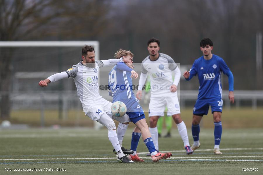 sport, action, Sportanlage am Schönbusch, SVA, SV Viktoria Aschaffenburg, Regionalliga Bayern, Hessenliga, HFV, Fussball, FCB, FC Bayern Alzenau, BFV, Aschaffenburg, 15.02.2025 - Bild-ID: 2465955