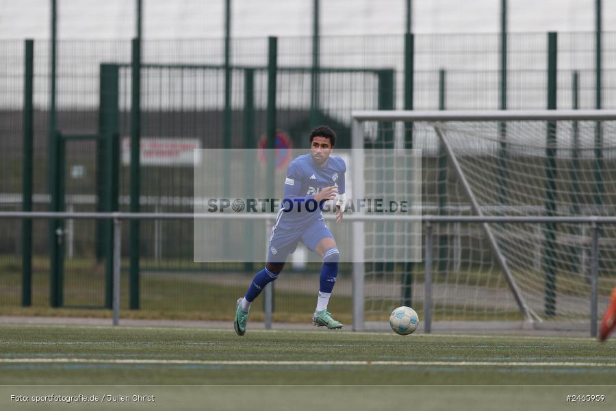 sport, action, Sportanlage am Schönbusch, SVA, SV Viktoria Aschaffenburg, Regionalliga Bayern, Hessenliga, HFV, Fussball, FCB, FC Bayern Alzenau, BFV, Aschaffenburg, 15.02.2025 - Bild-ID: 2465959