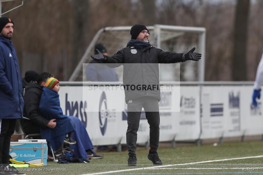sport, action, Sportanlage am Schönbusch, SVA, SV Viktoria Aschaffenburg, Regionalliga Bayern, Hessenliga, HFV, Fussball, FCB, FC Bayern Alzenau, BFV, Aschaffenburg, 15.02.2025 - Bild-ID: 2465975