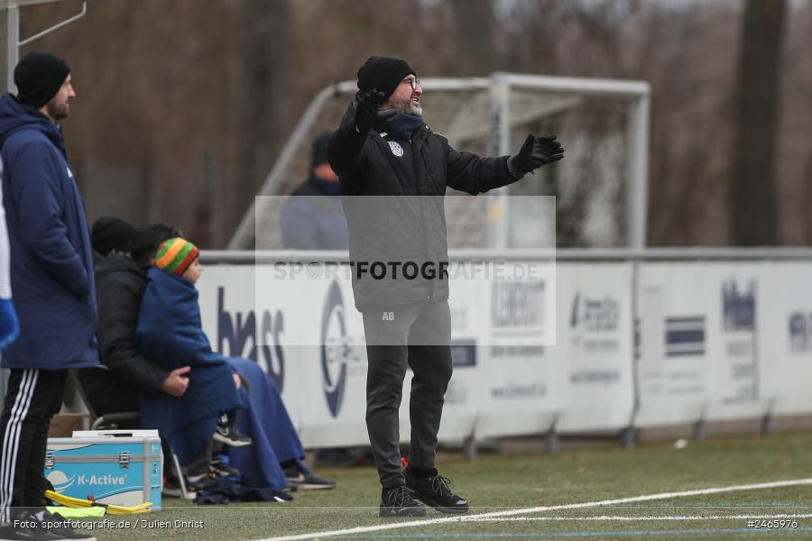 sport, action, Sportanlage am Schönbusch, SVA, SV Viktoria Aschaffenburg, Regionalliga Bayern, Hessenliga, HFV, Fussball, FCB, FC Bayern Alzenau, BFV, Aschaffenburg, 15.02.2025 - Bild-ID: 2465976