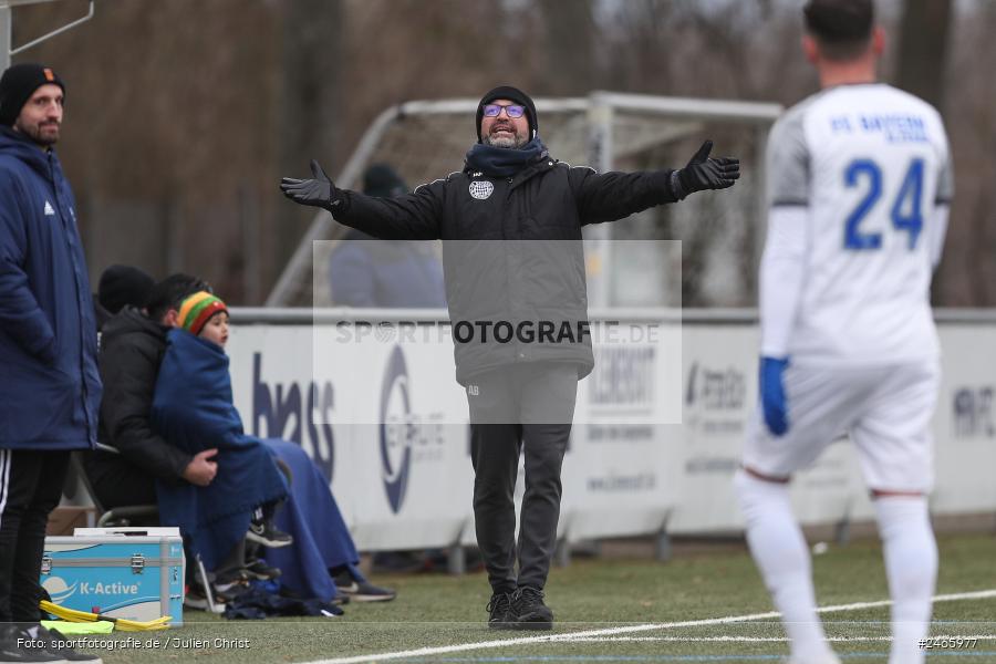 sport, action, Sportanlage am Schönbusch, SVA, SV Viktoria Aschaffenburg, Regionalliga Bayern, Hessenliga, HFV, Fussball, FCB, FC Bayern Alzenau, BFV, Aschaffenburg, 15.02.2025 - Bild-ID: 2465977