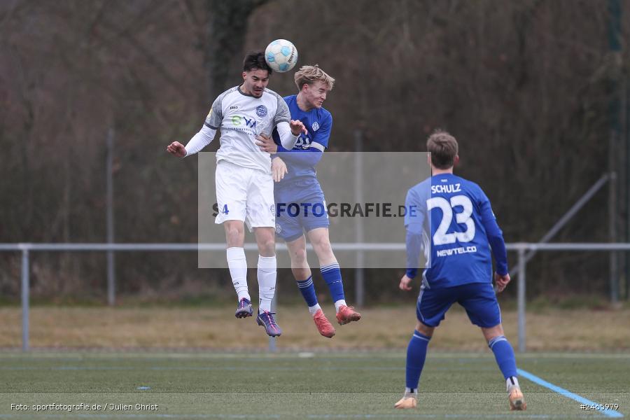 sport, action, Sportanlage am Schönbusch, SVA, SV Viktoria Aschaffenburg, Regionalliga Bayern, Hessenliga, HFV, Fussball, FCB, FC Bayern Alzenau, BFV, Aschaffenburg, 15.02.2025 - Bild-ID: 2465979