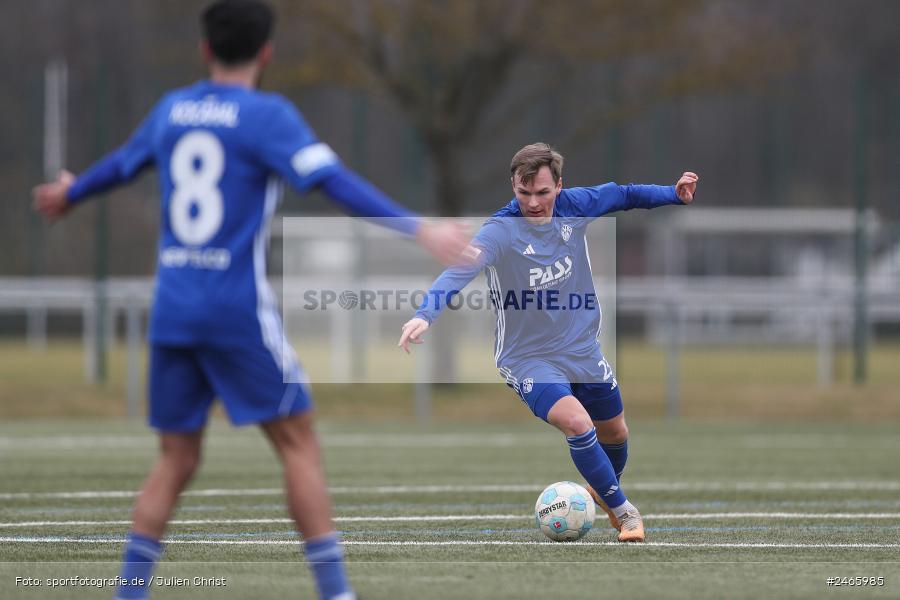 sport, action, Sportanlage am Schönbusch, SVA, SV Viktoria Aschaffenburg, Regionalliga Bayern, Hessenliga, HFV, Fussball, FCB, FC Bayern Alzenau, BFV, Aschaffenburg, 15.02.2025 - Bild-ID: 2465985