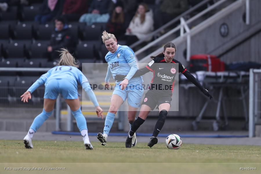 Stadion am Brentanobad, Frankfurt, 16.02.2025, sport, action, DFB, Fussball, 2. Frauen-Bundesliga, VFL, SGE, VfL Bochum 1848, Eintracht Frankfurt II - Bild-ID: 2465994 Stadion am Brentanobad, Frankfurt, 16.02.2025, sport, action, DFB, Fussball, 2. Frauen-Bundesliga, VFL, SGE, VfL Bochum 1848, Eintracht Frankfurt II - Bild-ID: 2465994