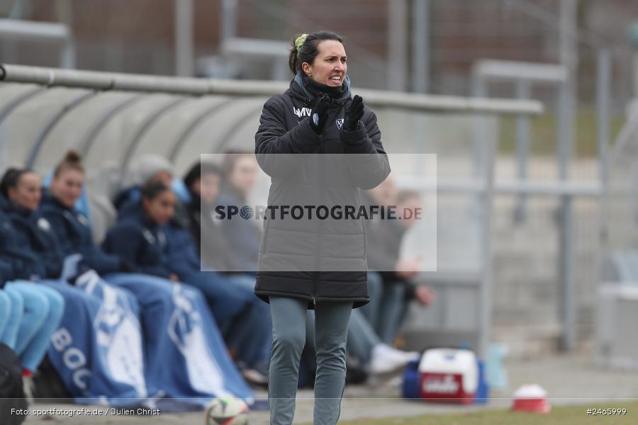 Stadion am Brentanobad, Frankfurt, 16.02.2025, sport, action, DFB, Fussball, 2. Frauen-Bundesliga, VFL, SGE, VfL Bochum 1848, Eintracht Frankfurt II - Bild-ID: 2465999