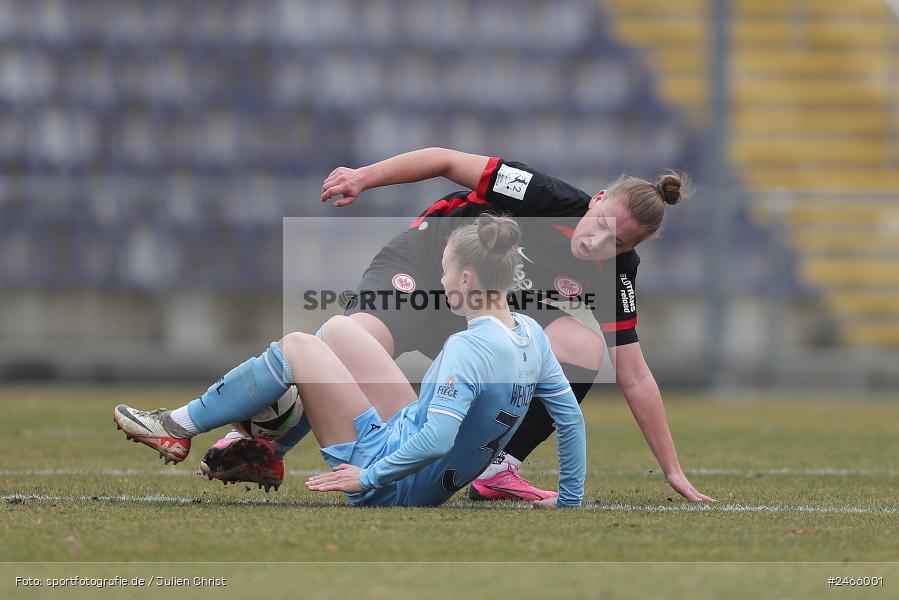 Stadion am Brentanobad, Frankfurt, 16.02.2025, sport, action, DFB, Fussball, 2. Frauen-Bundesliga, VFL, SGE, VfL Bochum 1848, Eintracht Frankfurt II - Bild-ID: 2466001 Stadion am Brentanobad, Frankfurt, 16.02.2025, sport, action, DFB, Fussball, 2. Frauen-Bundesliga, VFL, SGE, VfL Bochum 1848, Eintracht Frankfurt II - Bild-ID: 2466001