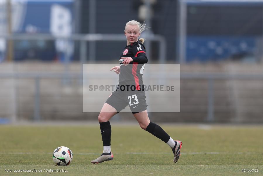Stadion am Brentanobad, Frankfurt, 16.02.2025, sport, action, DFB, Fussball, 2. Frauen-Bundesliga, VFL, SGE, VfL Bochum 1848, Eintracht Frankfurt II - Bild-ID: 2466002 Stadion am Brentanobad, Frankfurt, 16.02.2025, sport, action, DFB, Fussball, 2. Frauen-Bundesliga, VFL, SGE, VfL Bochum 1848, Eintracht Frankfurt II - Bild-ID: 2466002