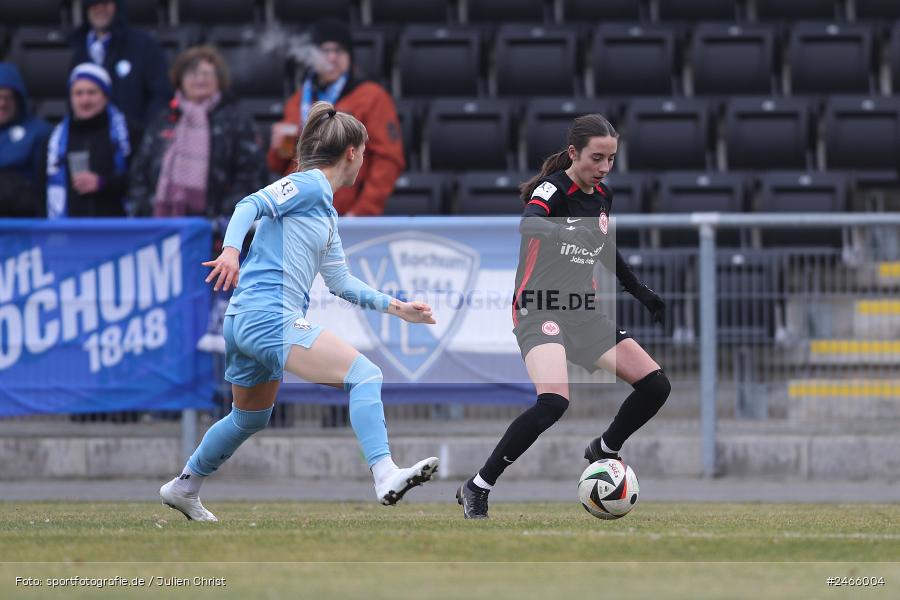 Stadion am Brentanobad, Frankfurt, 16.02.2025, sport, action, DFB, Fussball, 2. Frauen-Bundesliga, VFL, SGE, VfL Bochum 1848, Eintracht Frankfurt II - Bild-ID: 2466004 Stadion am Brentanobad, Frankfurt, 16.02.2025, sport, action, DFB, Fussball, 2. Frauen-Bundesliga, VFL, SGE, VfL Bochum 1848, Eintracht Frankfurt II - Bild-ID: 2466004