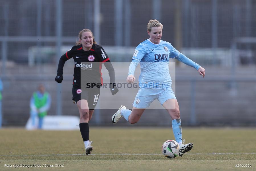 Stadion am Brentanobad, Frankfurt, 16.02.2025, sport, action, DFB, Fussball, 2. Frauen-Bundesliga, VFL, SGE, VfL Bochum 1848, Eintracht Frankfurt II - Bild-ID: 2466006 Stadion am Brentanobad, Frankfurt, 16.02.2025, sport, action, DFB, Fussball, 2. Frauen-Bundesliga, VFL, SGE, VfL Bochum 1848, Eintracht Frankfurt II - Bild-ID: 2466006