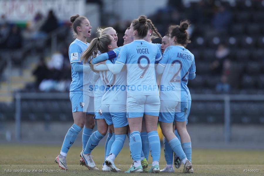 Stadion am Brentanobad, Frankfurt, 16.02.2025, sport, action, DFB, Fussball, 2. Frauen-Bundesliga, VFL, SGE, VfL Bochum 1848, Eintracht Frankfurt II - Bild-ID: 2466012 Stadion am Brentanobad, Frankfurt, 16.02.2025, sport, action, DFB, Fussball, 2. Frauen-Bundesliga, VFL, SGE, VfL Bochum 1848, Eintracht Frankfurt II - Bild-ID: 2466012