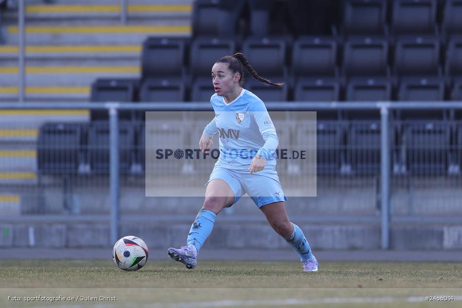 Stadion am Brentanobad, Frankfurt, 16.02.2025, sport, action, DFB, Fussball, 2. Frauen-Bundesliga, VFL, SGE, VfL Bochum 1848, Eintracht Frankfurt II - Bild-ID: 2466014 Stadion am Brentanobad, Frankfurt, 16.02.2025, sport, action, DFB, Fussball, 2. Frauen-Bundesliga, VFL, SGE, VfL Bochum 1848, Eintracht Frankfurt II - Bild-ID: 2466014