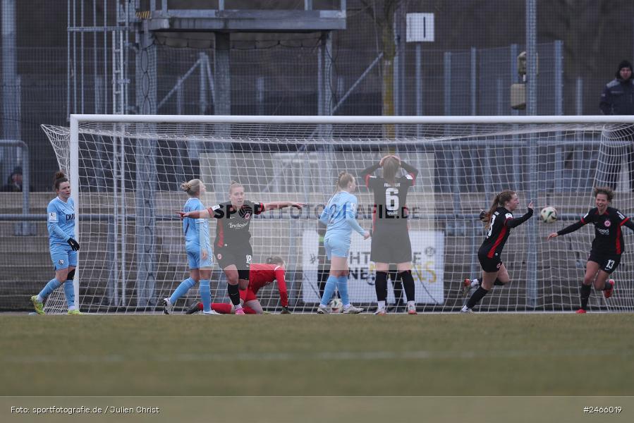 Stadion am Brentanobad, Frankfurt, 16.02.2025, sport, action, DFB, Fussball, 2. Frauen-Bundesliga, VFL, SGE, VfL Bochum 1848, Eintracht Frankfurt II - Bild-ID: 2466019 Stadion am Brentanobad, Frankfurt, 16.02.2025, sport, action, DFB, Fussball, 2. Frauen-Bundesliga, VFL, SGE, VfL Bochum 1848, Eintracht Frankfurt II - Bild-ID: 2466019