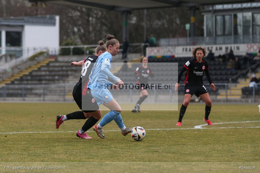 sport, action, VfL Bochum 1848, VFL, Stadion am Brentanobad, SGE, Fussball, Frankfurt, Eintracht Frankfurt II, DFB, 2. Frauen-Bundesliga, 16.02.2025 - Bild-ID: 2466029 sport, action, VfL Bochum 1848, VFL, Stadion am Brentanobad, SGE, Fussball, Frankfurt, Eintracht Frankfurt II, DFB, 2. Frauen-Bundesliga, 16.02.2025 - Bild-ID: 2466029