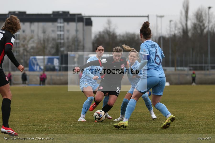 sport, action, VfL Bochum 1848, VFL, Stadion am Brentanobad, SGE, Fussball, Frankfurt, Eintracht Frankfurt II, DFB, 2. Frauen-Bundesliga, 16.02.2025 - Bild-ID: 2466035 sport, action, VfL Bochum 1848, VFL, Stadion am Brentanobad, SGE, Fussball, Frankfurt, Eintracht Frankfurt II, DFB, 2. Frauen-Bundesliga, 16.02.2025 - Bild-ID: 2466035