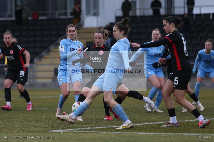 sport, action, VfL Bochum 1848, VFL, Stadion am Brentanobad, SGE, Fussball, Frankfurt, Eintracht Frankfurt II, DFB, 2. Frauen-Bundesliga, 16.02.2025 - Bild-ID: 2466039 sport, action, VfL Bochum 1848, VFL, Stadion am Brentanobad, SGE, Fussball, Frankfurt, Eintracht Frankfurt II, DFB, 2. Frauen-Bundesliga, 16.02.2025 - Bild-ID: 2466039