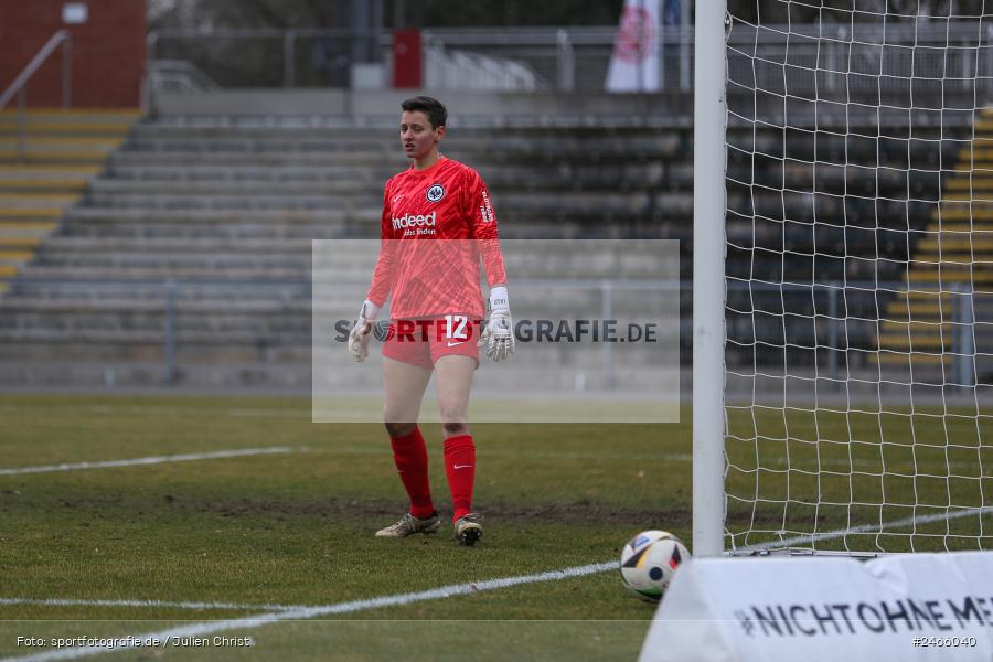 sport, action, VfL Bochum 1848, VFL, Stadion am Brentanobad, SGE, Fussball, Frankfurt, Eintracht Frankfurt II, DFB, 2. Frauen-Bundesliga, 16.02.2025 - Bild-ID: 2466040 sport, action, VfL Bochum 1848, VFL, Stadion am Brentanobad, SGE, Fussball, Frankfurt, Eintracht Frankfurt II, DFB, 2. Frauen-Bundesliga, 16.02.2025 - Bild-ID: 2466040