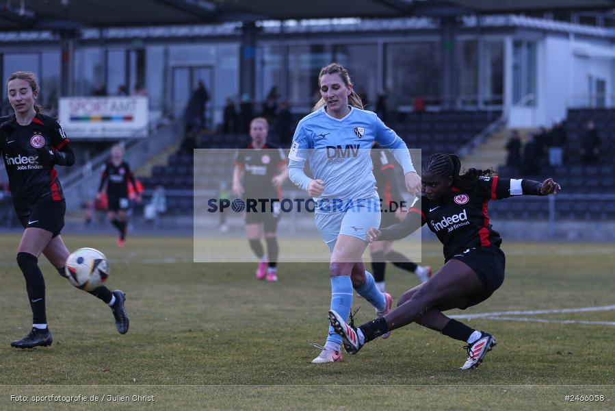 sport, action, VfL Bochum 1848, VFL, Stadion am Brentanobad, SGE, Fussball, Frankfurt, Eintracht Frankfurt II, DFB, 2. Frauen-Bundesliga, 16.02.2025 - Bild-ID: 2466058 sport, action, VfL Bochum 1848, VFL, Stadion am Brentanobad, SGE, Fussball, Frankfurt, Eintracht Frankfurt II, DFB, 2. Frauen-Bundesliga, 16.02.2025 - Bild-ID: 2466058