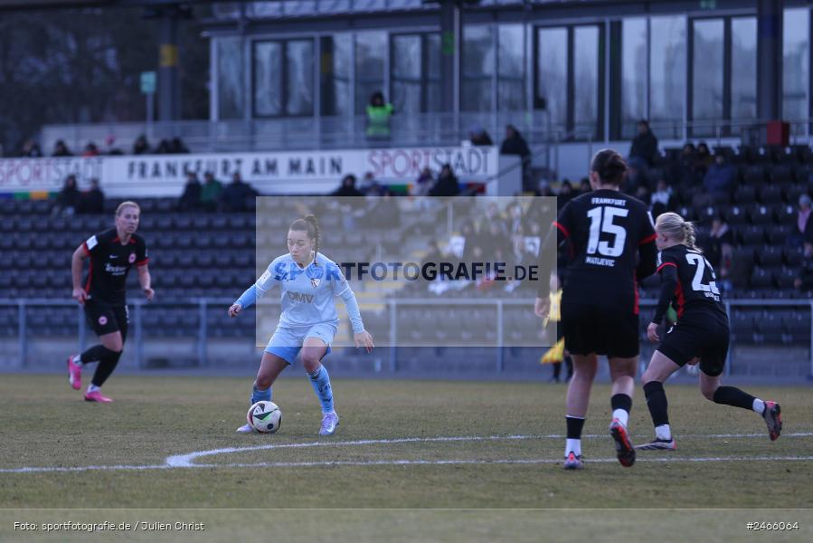 sport, action, VfL Bochum 1848, VFL, Stadion am Brentanobad, SGE, Fussball, Frankfurt, Eintracht Frankfurt II, DFB, 2. Frauen-Bundesliga, 16.02.2025 - Bild-ID: 2466064 sport, action, VfL Bochum 1848, VFL, Stadion am Brentanobad, SGE, Fussball, Frankfurt, Eintracht Frankfurt II, DFB, 2. Frauen-Bundesliga, 16.02.2025 - Bild-ID: 2466064