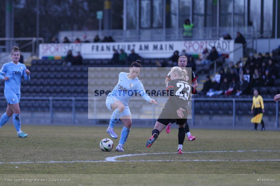 sport, action, VfL Bochum 1848, VFL, Stadion am Brentanobad, SGE, Fussball, Frankfurt, Eintracht Frankfurt II, DFB, 2. Frauen-Bundesliga, 16.02.2025 - Bild-ID: 2466066 sport, action, VfL Bochum 1848, VFL, Stadion am Brentanobad, SGE, Fussball, Frankfurt, Eintracht Frankfurt II, DFB, 2. Frauen-Bundesliga, 16.02.2025 - Bild-ID: 2466066